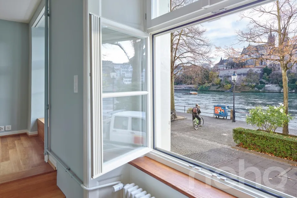 Wohnen am Rhein mit einzigartigem Blick aufs Basler Münster