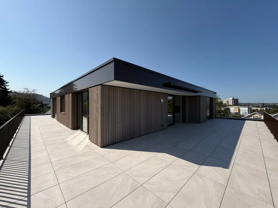Moderne 2.5-Zimmer-Attikawohnung im Neubau mit grosszügiger Terrasse