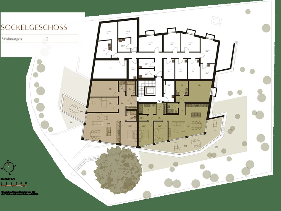 Exklusive, ruhige und moderne Geschosswohnung mit romantischem Balkon und Waldsicht - W7