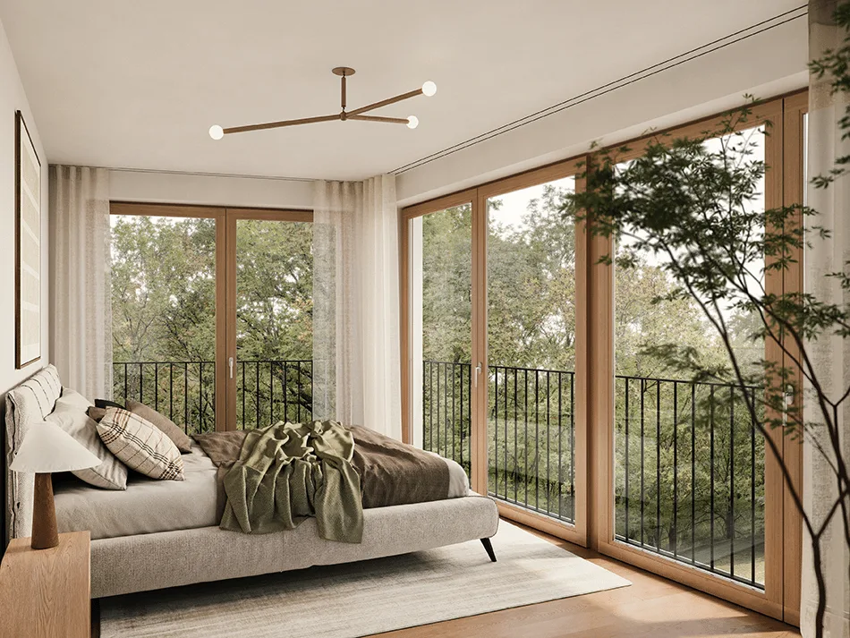 Ruhige und moderne Gartenwohnung mit romantischem Aussenraum und Waldsicht - W6