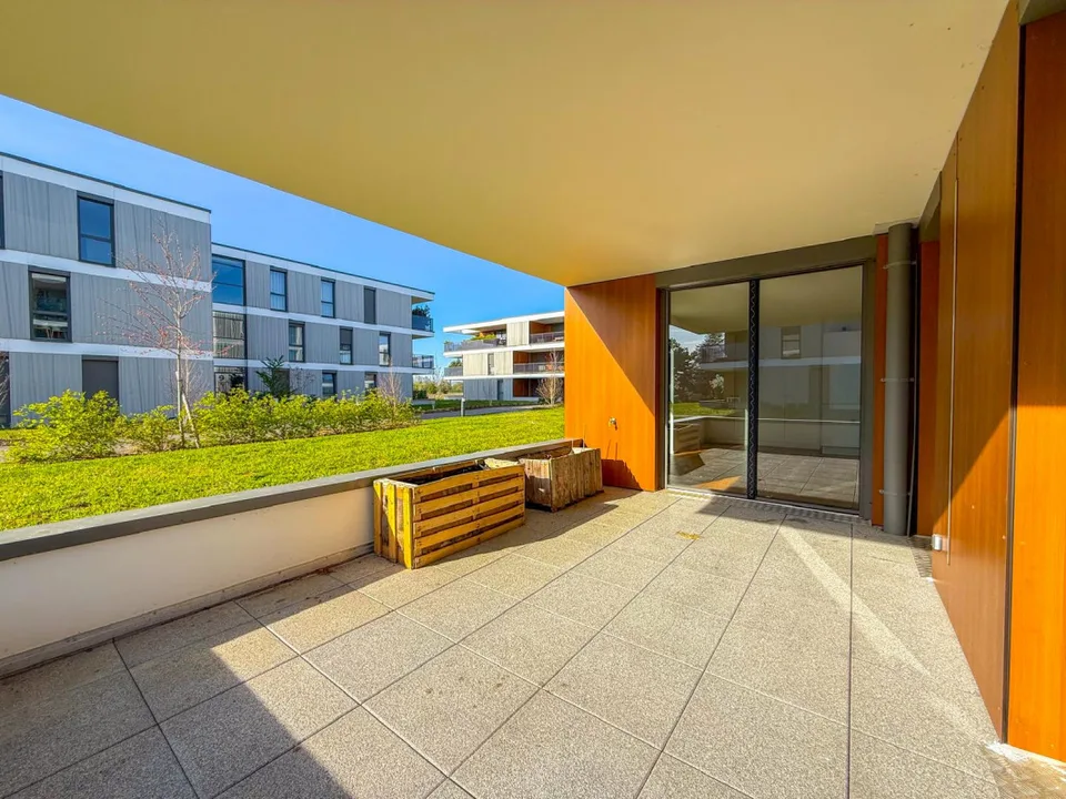 In France, Village-Neuf: 4-Room Apartment of High Standing
