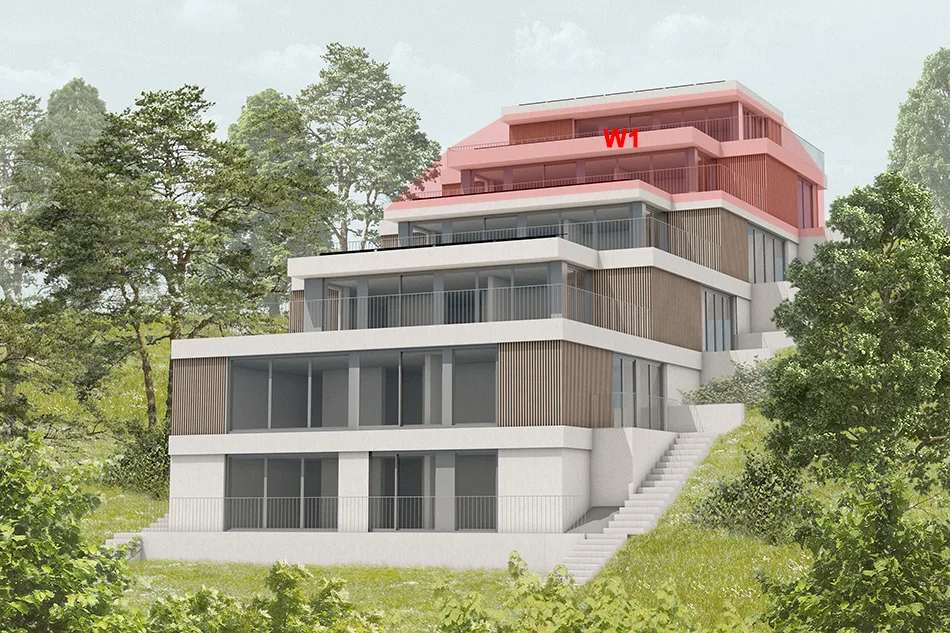 Erstvermietung - Exklusive 3.5 Zimmer-Maisonette-Wohnung mit Aussicht über Binningen -  W1