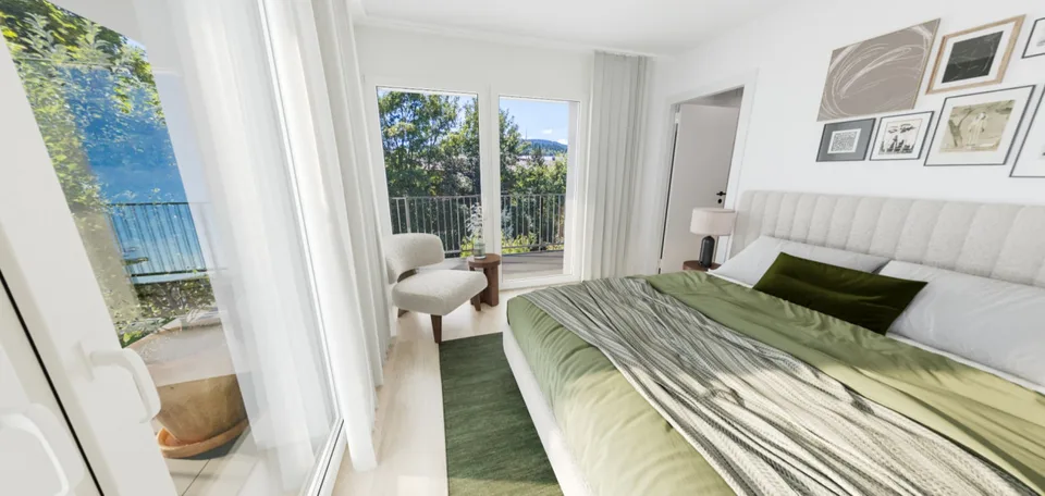 RARE ET EXCEPTIONNEL 3.5p 98m2 BALCON XXL VUE MONTAGNE | PROCHE COMMODITES