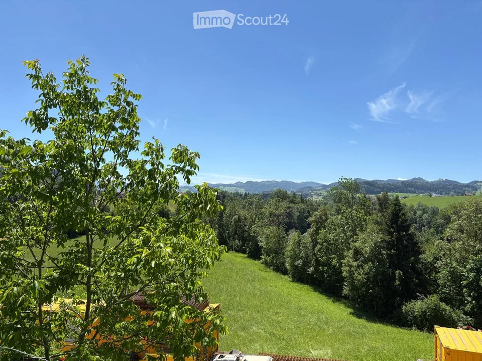 Charmant appartement 4.5 pièces avec espace de séjour et vue imprenable à Lütisburg