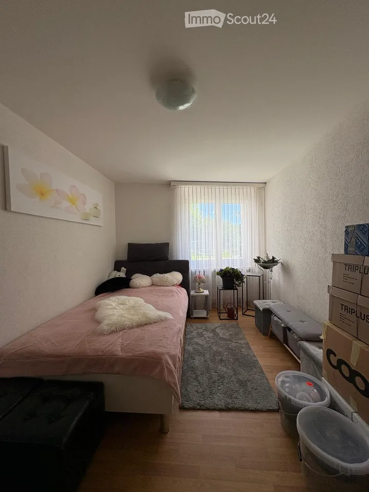 Charmant appartement 4.5 pièces avec espace de séjour et vue imprenable à Lütisburg