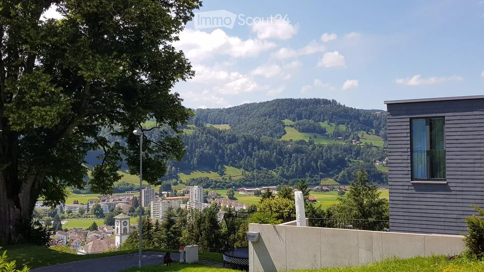 Helle 3-Zimmer-Wohnung mit Balkon und Garage in Wattwil