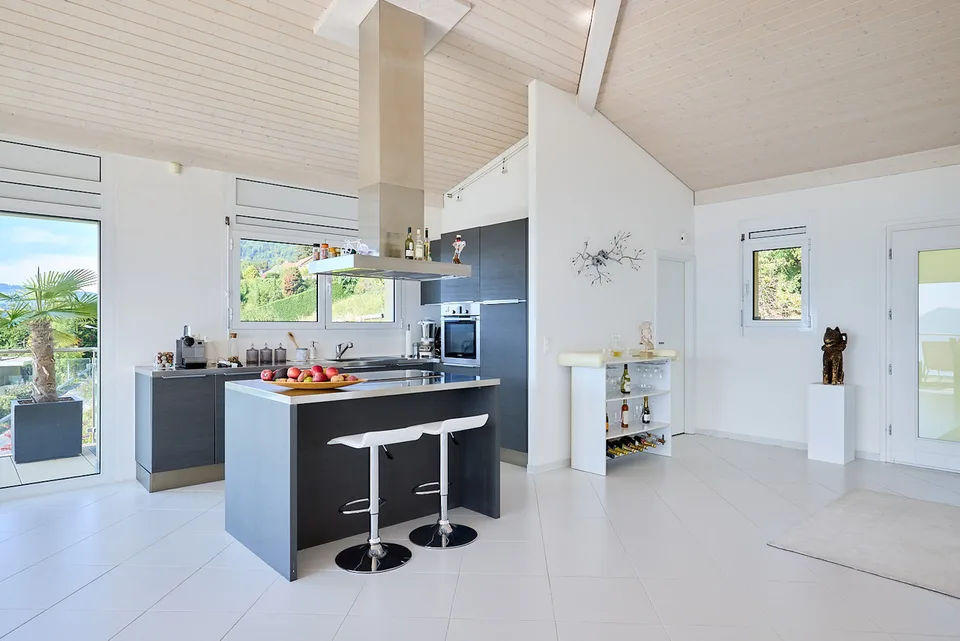 Très bel appartement avec vue exceptionnelle sur le Lac et les Alpes