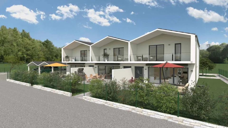 Neue Reihenhaus-Villa in La Balmaz, Grundstück B – Foto 7 von 9