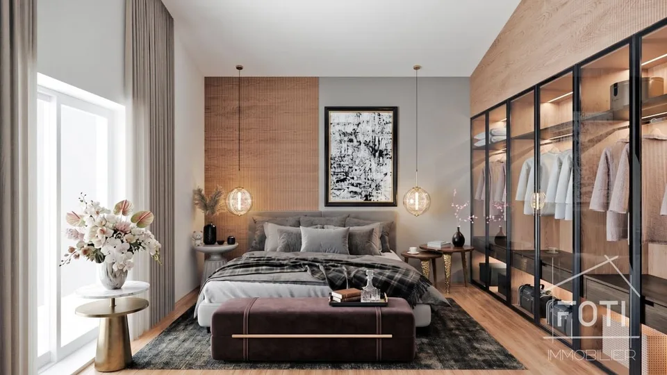 Grand chalet de 5,5 pièces avec sous-sol et garage double, sur plan avec toutes les finitions au gré du preneur. – foto 8 di 23