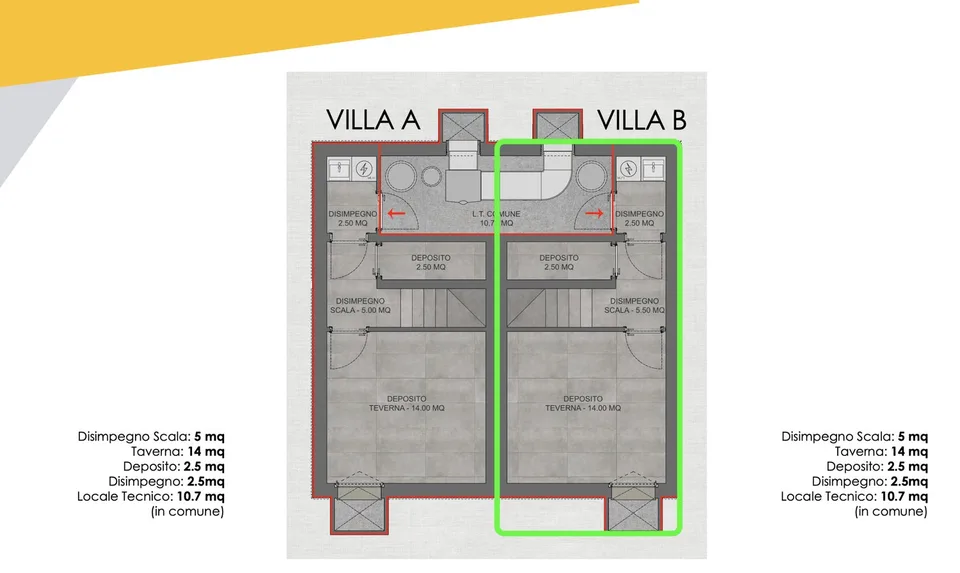 BAUGRUNDSTÜCK MIT GENEHMIGTEM PROJEKT FÜR ZWEI VILLEN IN BIASCA