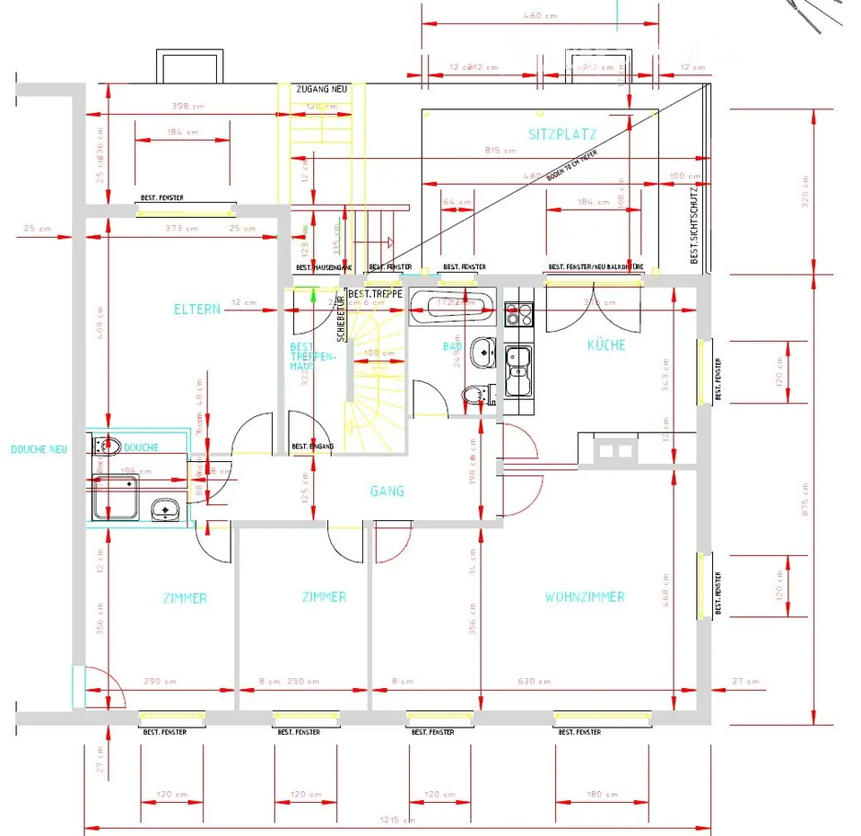 4.5 rooms, ground floor 92 m², Hauptstrasse 22 in Oltingen