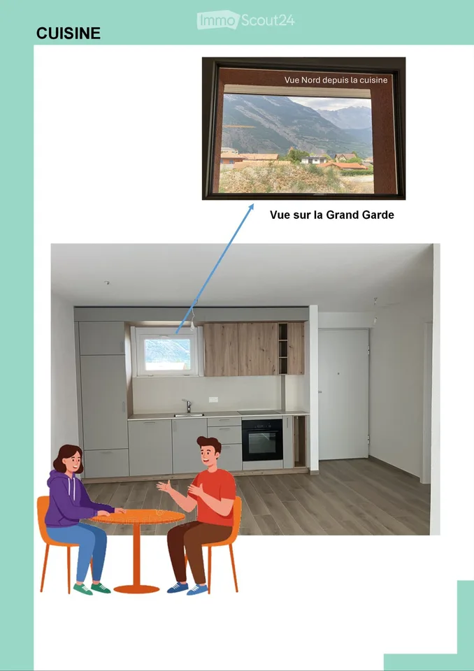 2.5 rooms, New building, High standard, Minergie, Day lounge