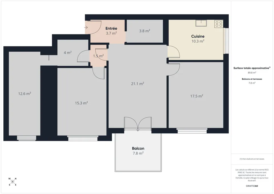 Beautiful 4.5-room apartment with balcony in Boécourt