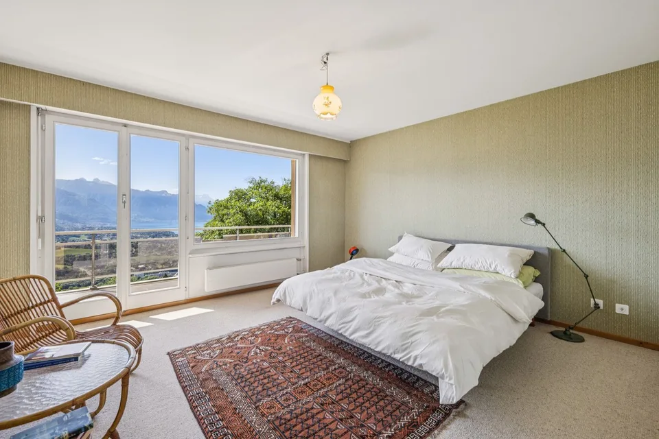 Spacious apartment with lake view