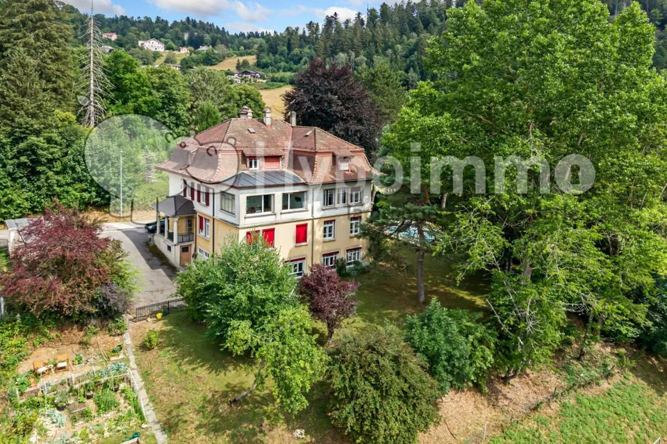 Maison de maître de 4 appartements avec piscine
