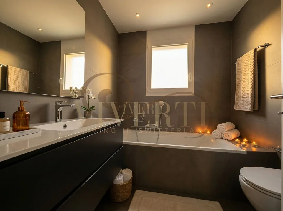 NEUESTES 3.5-ZIMMER-WOHNUNG MIT PRIVATGARTEN IN LUMINO