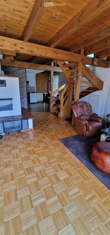 Charming corner row house with garden, garage & parking space in Neuwilen