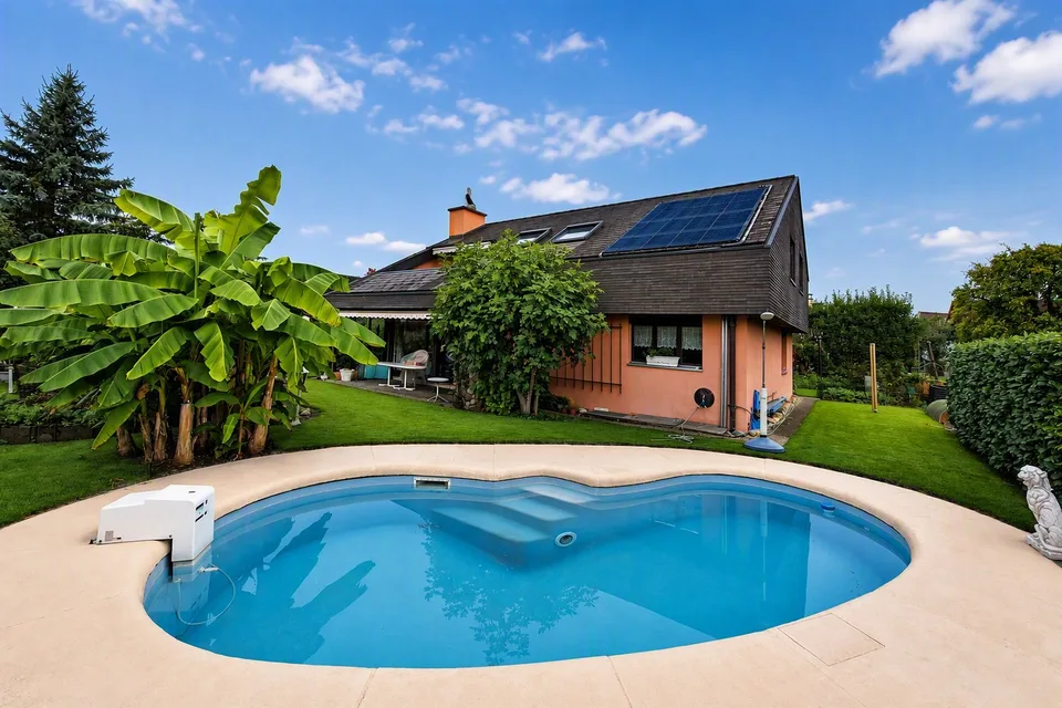 Charmantes 5.5-Zimmer-Einfamilienhaus mit Pool in Obfelden