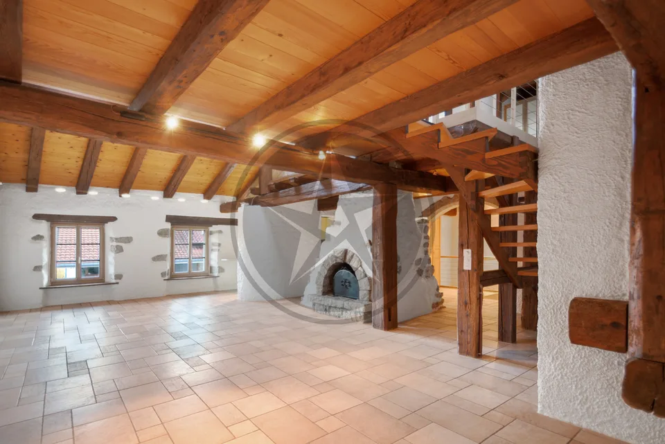 Magnifique ferme mitoyenne rénovée comprenant 2 appartements