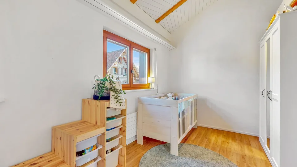 Charming 5.5-room row house in Niederuzwil - Your new family happiness!