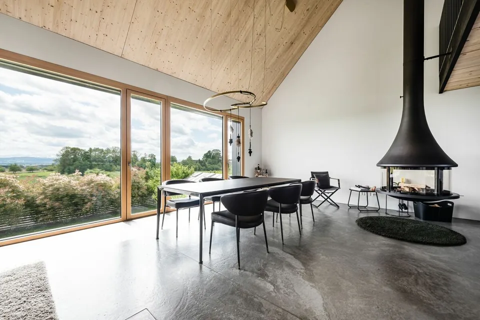 Architectural gem with lake view