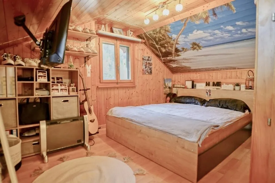 Une demi-maison villageoise 5,5 pces avec beaucoup de charme à Nendaz