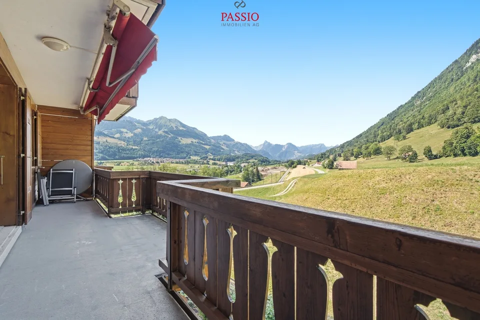 Appartement meublé de 3,5 pièces avec vue sur les montagnes
