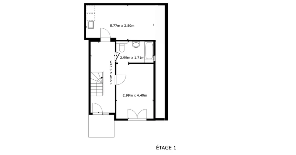 Charmante Reihenhaus-Villa mit 3 Zimmern und 1/2 von 110 m2 im Herzen der Weinberge von Saillon