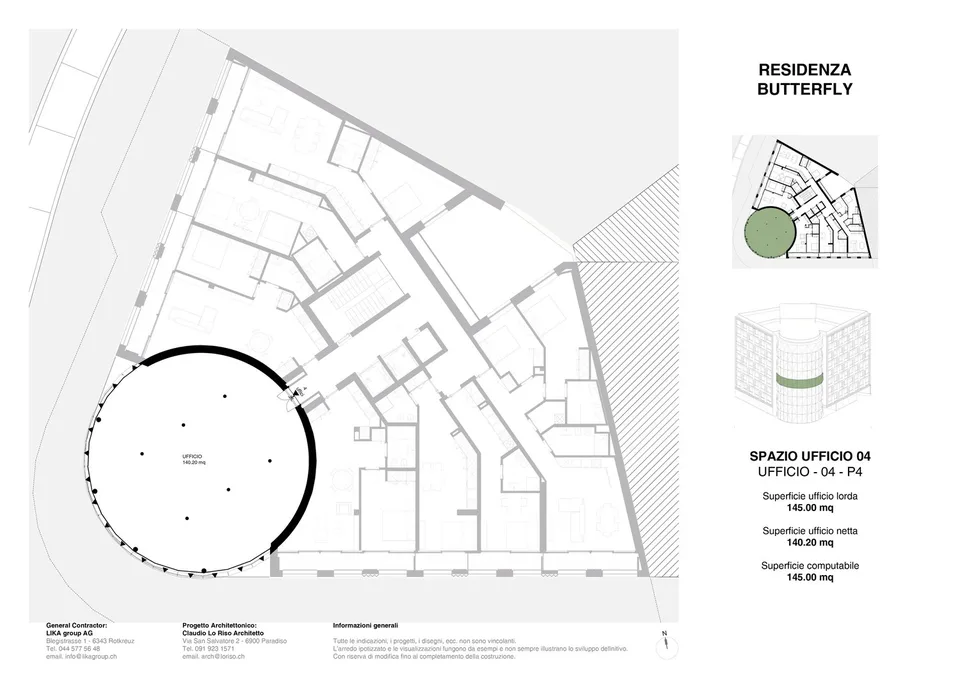 Nel cuore di Paradiso TI | Ufficio 145 m2