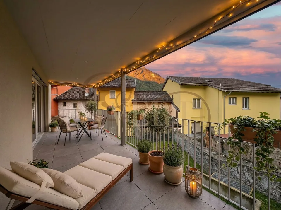 RAFFINATO 3.5 LOCALI CON AMPIA TERRAZZA A LUMINO
