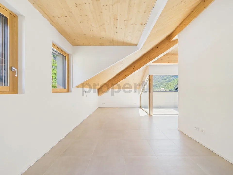 Exclusive 3.5-room attic in Biasca - Residenza al Mulino