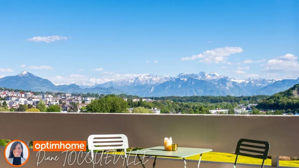 Attico traversante - Vista panoramica Mont-Blanc & Jura - 101 m² -