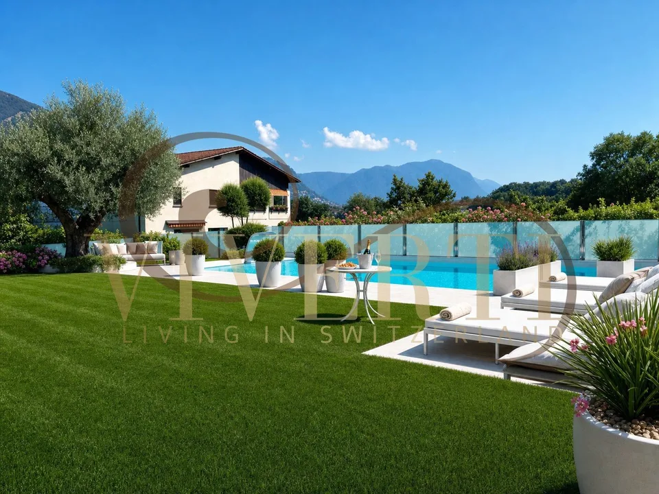 VILLA DI LUSSO E TECNOLOGIA A COMANO CON PISCINA