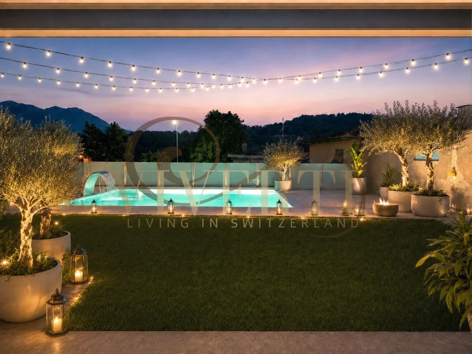 VILLA DI LUSSO E TECNOLOGIA A COMANO CON PISCINA