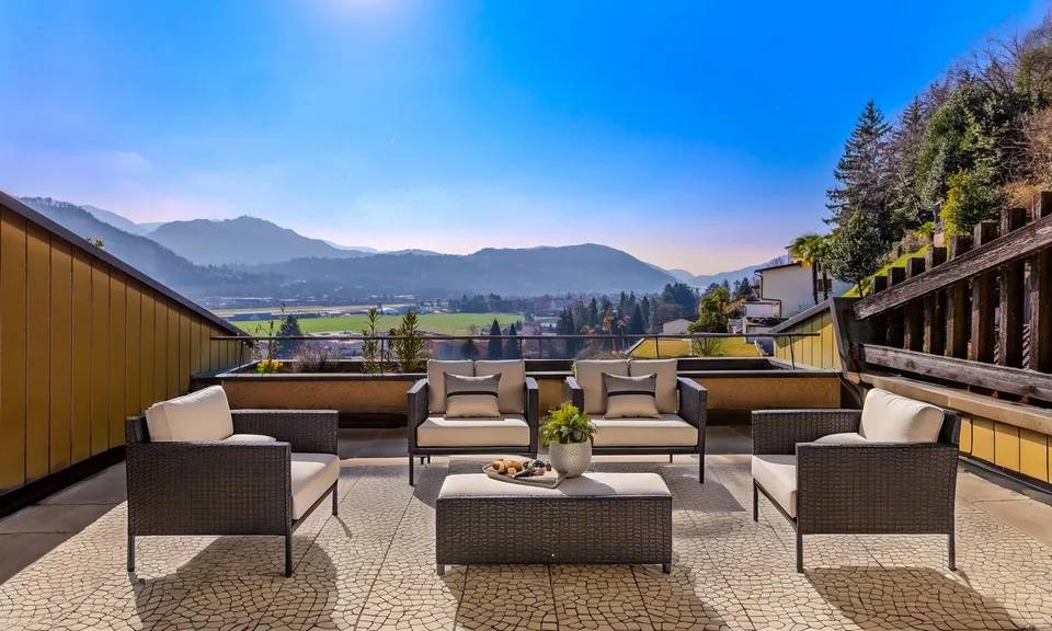 Stunning Twin Villa 5.5 with Partial Lake View in Agno