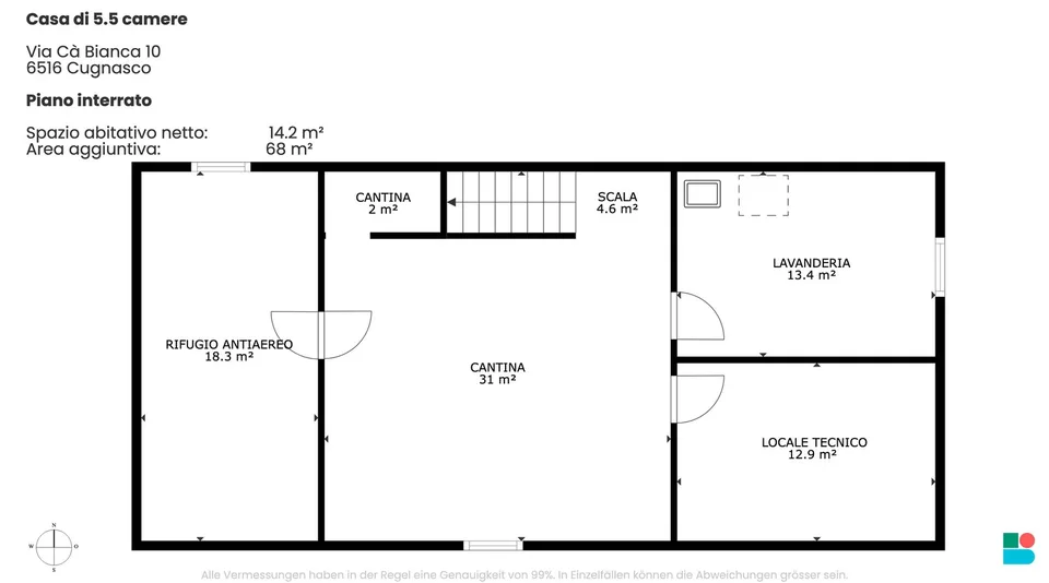 Wonderful 5.5-room house in Gugnasco