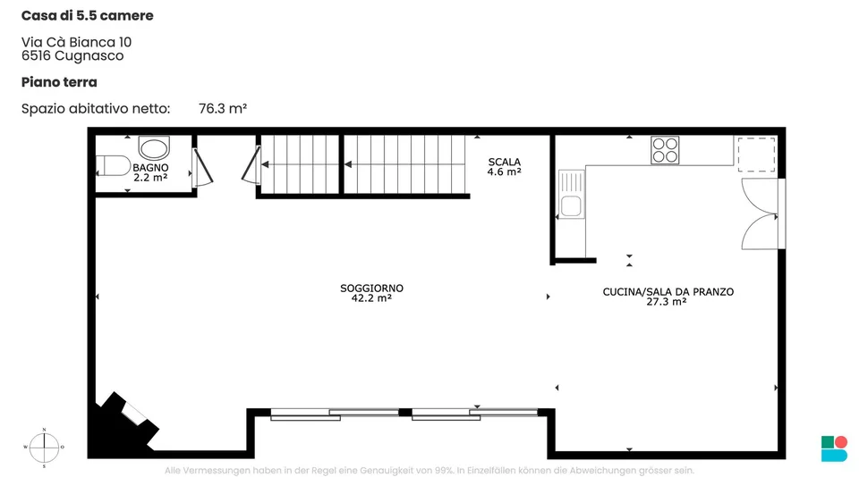 Wonderful 5.5-room house in Gugnasco