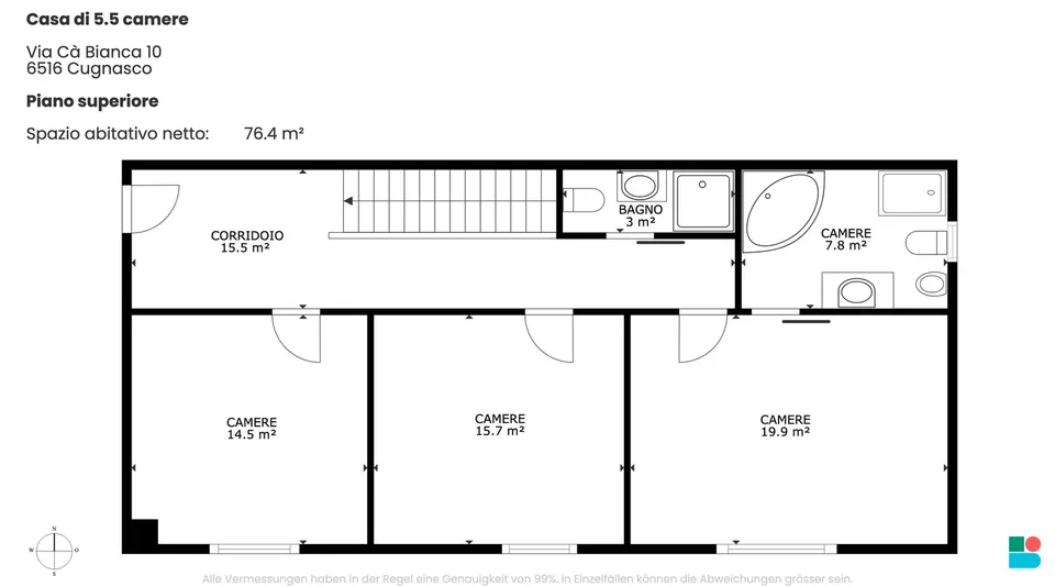 Wonderful 5.5-room house in Gugnasco