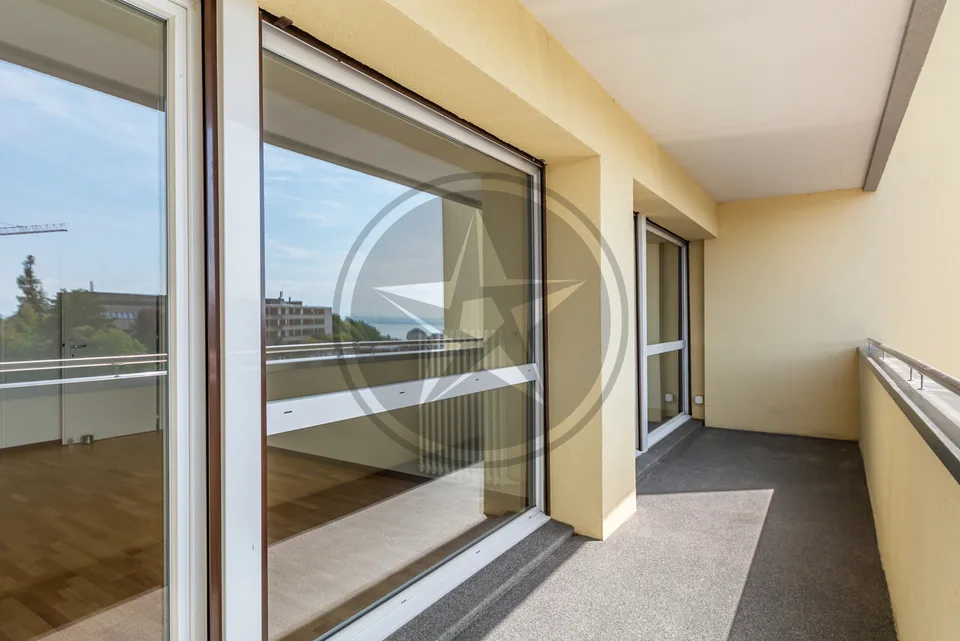 3,5 locali con balcone, vista lago e garage - Riservato agli investitori