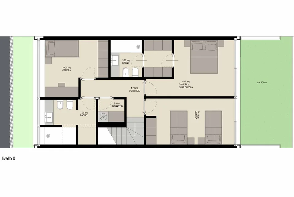 STUPENDES 4.5-ZIMMER-WOHNUNG MIT GROßEN TERRASSEN IN GRÜNER LAGE IN RANCATE