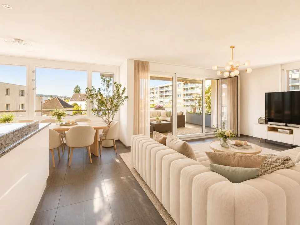 Appartement top moderne 4 ½ à Zürich-Seebach (district 11)