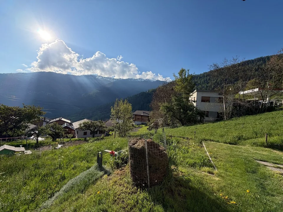 Très jolie parcelle de 968 m2 en zone résidentielle à Sornard en zone H30 à Nendaz avec accès direct