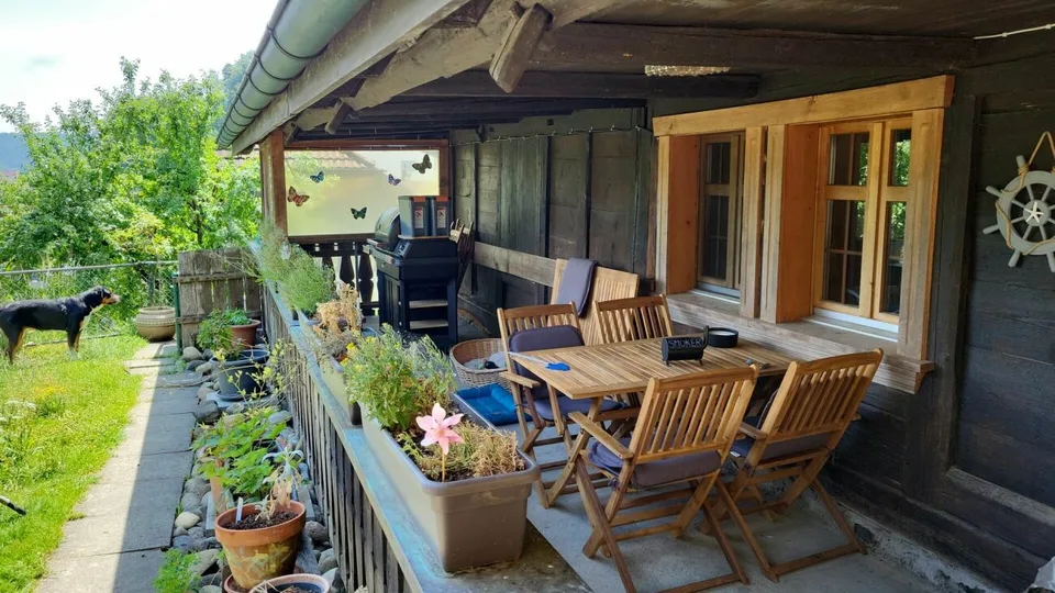 Incantevole appartamento maisonnette 3.5 al piano terra con fascino rustico