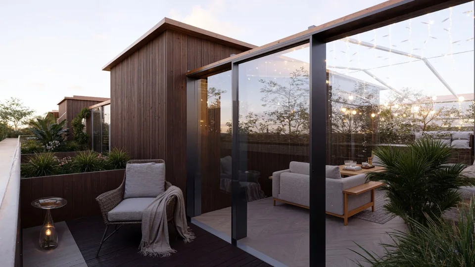 Wohnen über drei Etagen – exklusive 3½-Zimmer-Triplex mit Dachterrasse und Seesicht in Goldach