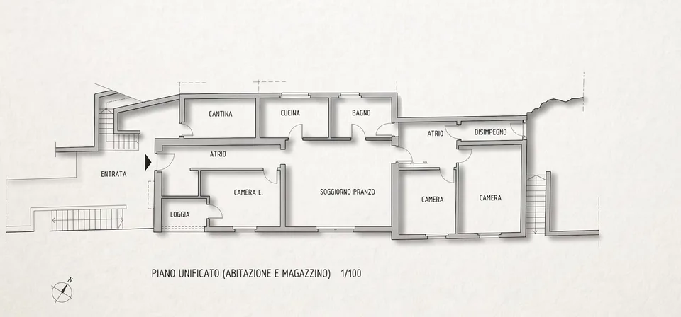 GRANDE MAISON 4.5 PIÈCES À RÉNOVER À ARANNO