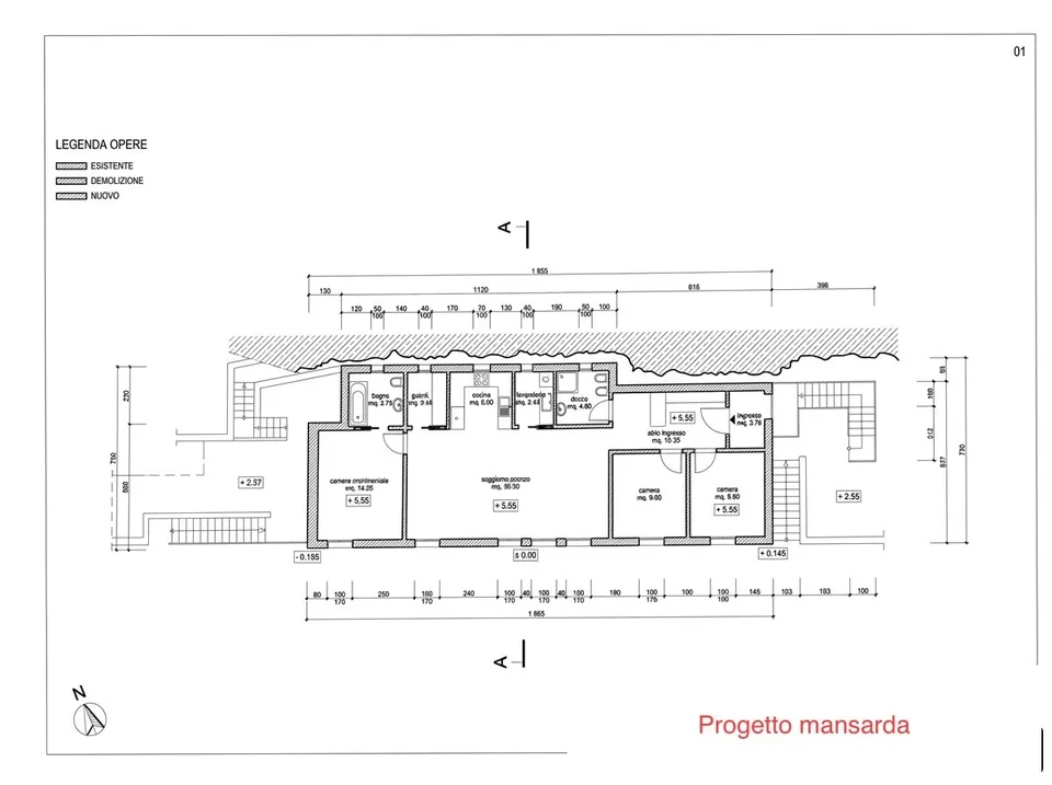 GRANDE MAISON 4.5 PIÈCES À RÉNOVER À ARANNO