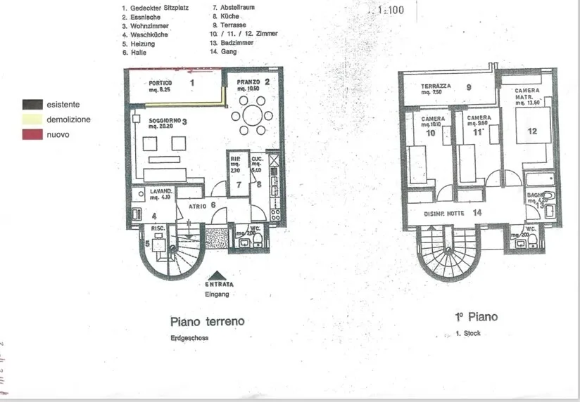 OCCASION - MAISON 4.5 PIÈCES AVEC JARDIN À PONTE CAPRIASCA
