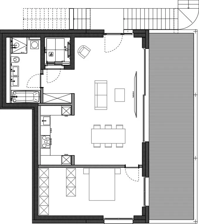 2.5-Zimmer-Wohnung mit 32 m² Terrasse – Privatsphäre wie im Einfamilienhaus in Kriens