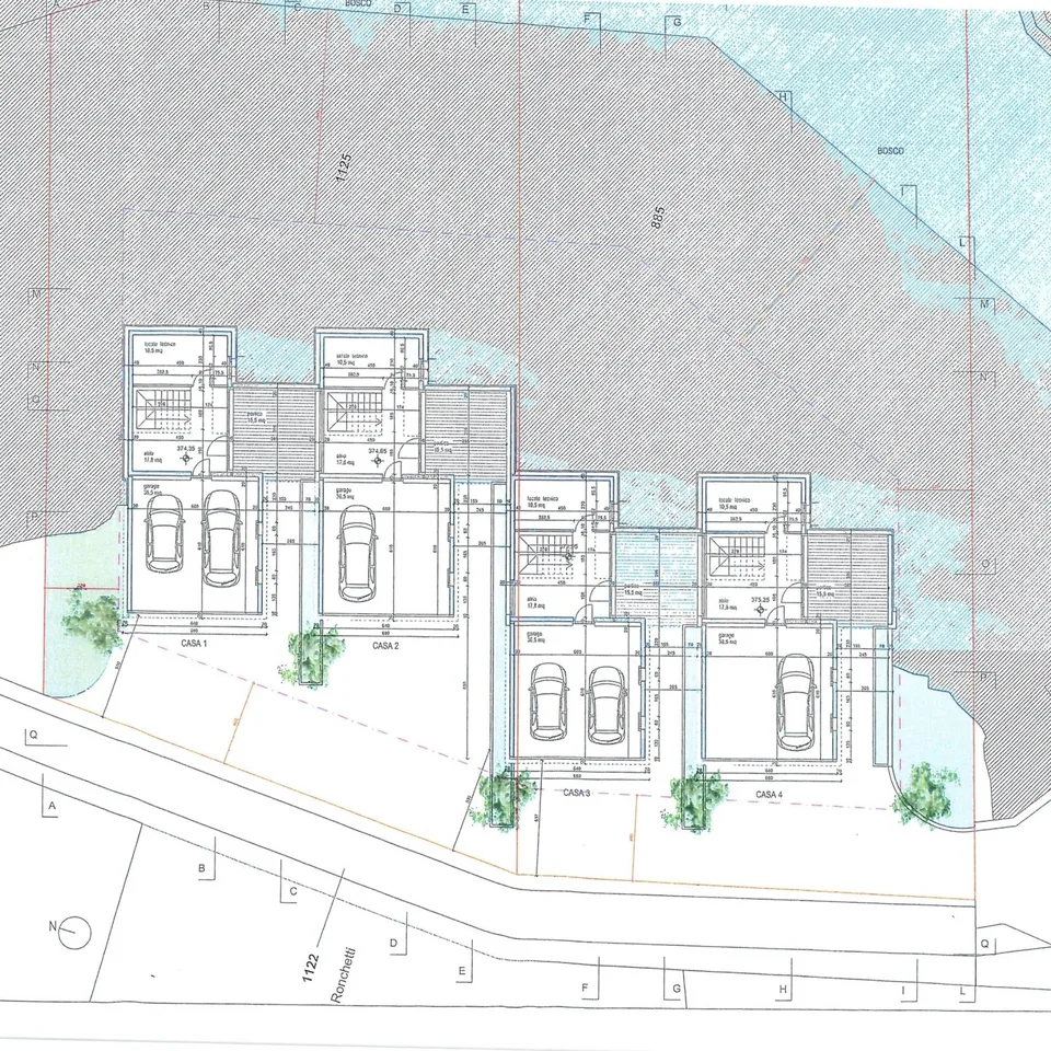 Land of over 2000 sqm with approved license in Purasca