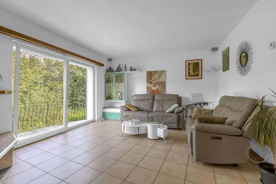 Spacious Semi-Detached Villa 6.5 with Garden in Carabbia